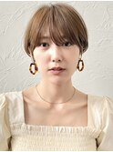 ショートボブ髪型30代40代50代前髪あり前髪なし面長丸顔【荒牧】