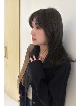 ニール 名古屋 伏見 丸の内(NEELU) 【Neelu_rie】顔まわりレイヤーグレージュ