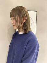 フェンヘアーアイス 中目黒(Fen.hair ici)&nbsp;20代30代40代大人可愛いアッシュベージュダブルカラー透明感