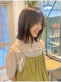 【Lomalia渋谷】似合わせカットメルティカラーミディアムボブ