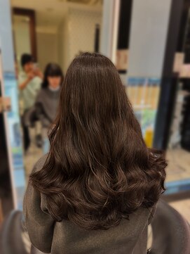 アピッシュ ギンザ(apish ginza) ロングパーマ/デジタルパーマロング/コテ巻きパーマ/韓国ヘア