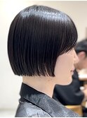 【ミニボブ/似合わせボブ/切りっぱなし/顔周り】