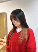 イメチェン20代30代40代インナーカラーホワイトカラーロング
