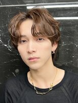 サイン メンズ 表参道(SIGN men's) ダウンパーマフェザーショートセンターパートダブルカラー