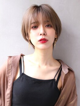 ディアー バイ ケージー アンド(Dear by KG and)の写真/小顔見えはあたりまえ！骨格に合わせて創りだすカットテクでどこから見てもキレイなショートスタイルに★
