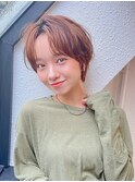 前髪長め大人小顔ショート30代40代50代　藤沢