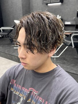 メンズ サロン ドット トウキョウ 町田店(men's salon dot. tokyo) ツイストスパイラルパーマ/ハイライトカラー