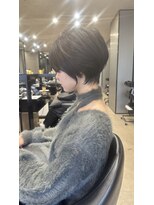 アグ ヘアー ネスト 茨木店(Agu hair nest) 大人ショートボブ 20代30代40代ヘア 小顔 大阪クビレ茨木