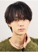 シースルーフェザーラウンドマッシュ