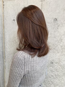 キーチェ 梅田中崎町(keych) レイヤーカット/ミディアム/カラー/縮毛矯正/大阪梅田/中崎町