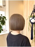 20代30代冬カラーブリーチカラー透明感ミルクティー