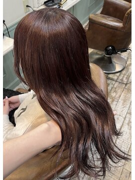 オーガスト ヘア ネイル(AUGUST hair nail) 春色◎チェリーブラウン