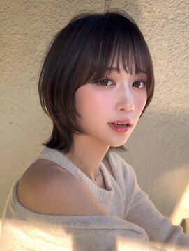 外ハネボブラインボブ切りっぱなしボブヘイリーボブ大人ボブ