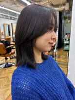 ガーデン 銀座(GARDEN)&nbsp;レイヤー ミディアムレイヤー　顔まわり ブラウンカラー