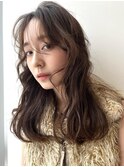 【kisa指名】9toneヘーゼルベージュ×ふわっとレイヤー