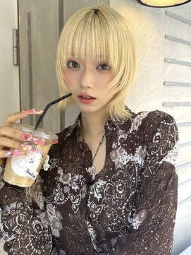 プール(POOL) ブロンド×ウルフボブレイヤー