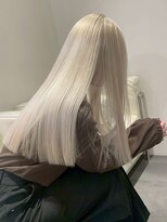 ベレーザ 渋谷(BELEZA)&nbsp;17687ホワイトブロンドシャンパンベージュミディアムレイヤー