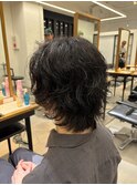 癖毛パーマ/メンズカット/レイヤーパーマ/柏