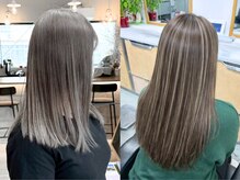 髪の履歴を細かく診断[芦屋駅/縮毛矯正/ハイライト/白髪ぼかし/MEN'S]