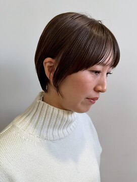 イーストハムヘッドショップ(EAST HAM head shop) 透明感ブラウンアッシュ/ナチュラルショート/レイヤーカット