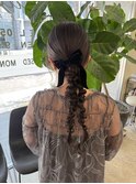【Luccica Paris takako】ツイン編みおろし×ヘアアレンジ