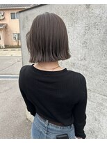 クルール(couleur) ボブ、透明感カラー