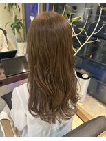 ヘアリゾート粋 ティガ 池袋店(tiga)&nbsp;艶髪ウェーブ/ブラウンベージュ/レイヤーカット