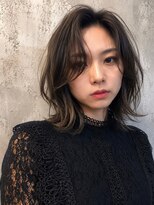 ダル 渋谷/表参道(DAL.)&nbsp;韓国レイヤー/顔周りカット/グレージュ/シースルー