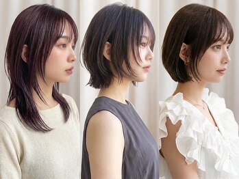 カバーヘア ブリス 大宮西口(COVER HAIR bliss)の写真/大宮西口30秒/ミリ単位の毛先調整で似合うショート&ボブが叶う/旬の顔周りレイヤーカット◎/朝9:30~OK/大宮