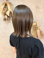 パーミル ヘア クマモト(permille ‰ hair Kumamoto) ブラウン×くびれ巻き