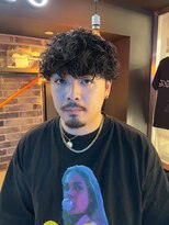 MEN'S DAMDEE TOKYO 柏店【ダムディー】バーバー/フェード/メンズパーマ/理容室/眉毛&nbsp;ニュアンスパーマ/ニュアンスウルフ/スペインカール[柏/理容室]