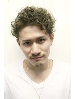 ヨッカ(YOCCA)&nbsp;メンズ　パーマ＋グレージュ