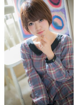 モッズ ヘア 福岡姪浜店(mod's hair) 顔だちキュートに♪ツヤさらショートb