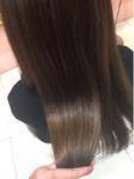 アフ(ahu) ツヤサラロング