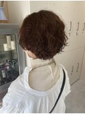 くせ毛×ショートボブ