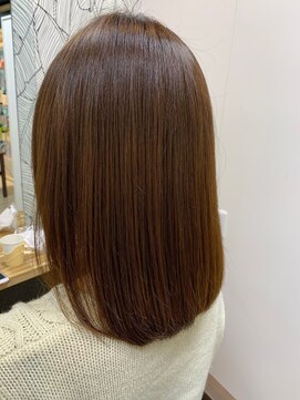 ヘアーカルチャー おゆみ野店(HAIR CULTURE) 梅雨にも負けないサラサラストレート大人可愛いミディアム