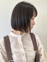 フォーク FOLK&nbsp;【FOLK】地毛風ブラウン☆前下がりボブ♪