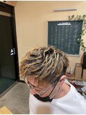 メンズショートパーマ