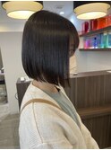 艶ストレート×ボブスタイル