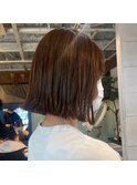 まろやかブラウンボブ