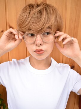 ブゾン(buZon) マッシュショート×無造作ウェーブ