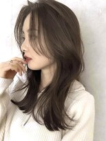 サイン 表参道(SIGN)&nbsp;レイヤーカットグレージュカラーデザインカラーシルキーベージュ