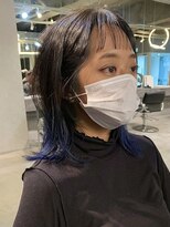 メイカ(MEIKA)&nbsp;【 アッシュブルー × グラデーションカラー 】浅野美紀