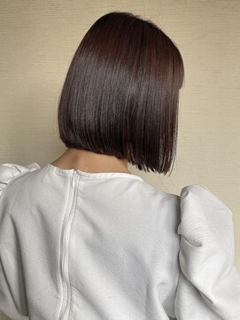 ヴォアソルヂェガーデン(Voasorte GARDEN) 【Voasorte GARDEN】肩上ワンレンショートボブ