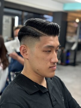 ヘアーラボ 樟葉(Hair Labo) サイドパート スキンフェード 枚方 南楠葉