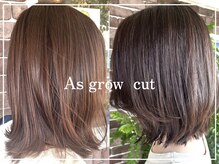 カラーを引き立たせる為のカットにもこだわりを♪