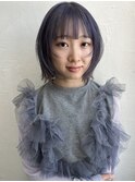【seek菜月】purple layer bob【長野 松本】