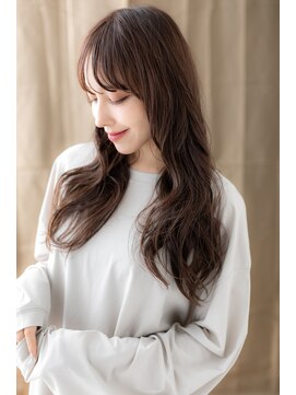 カバーヘア ブリス 戸田公園西口店(COVER HAIR bliss) シースルーバング大人巻きゆるふわ小顔ロングY戸田公園30代40代