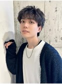 ツイストスパイラルパーマショートレイヤーマッシュ波巻きパーマ