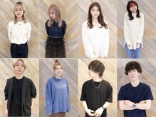 ご希望のメニューに合わせてスタイリストをお気軽にご指名下さい。各メニューに特化したスタッフをご紹介☆